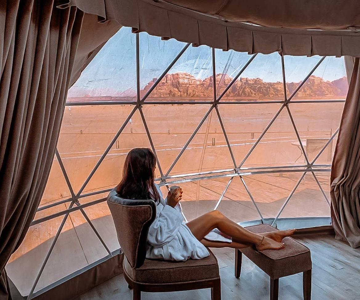 Rum Maria Luxury Camp & Bubble Rooms Wadi Rum Exterior foto