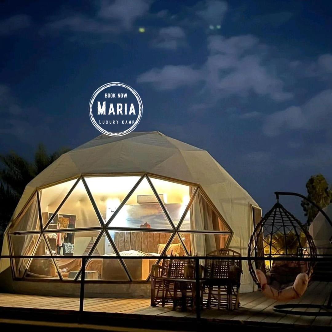 Rum Maria Luxury Camp & Bubble Rooms Wadi Rum Exterior foto